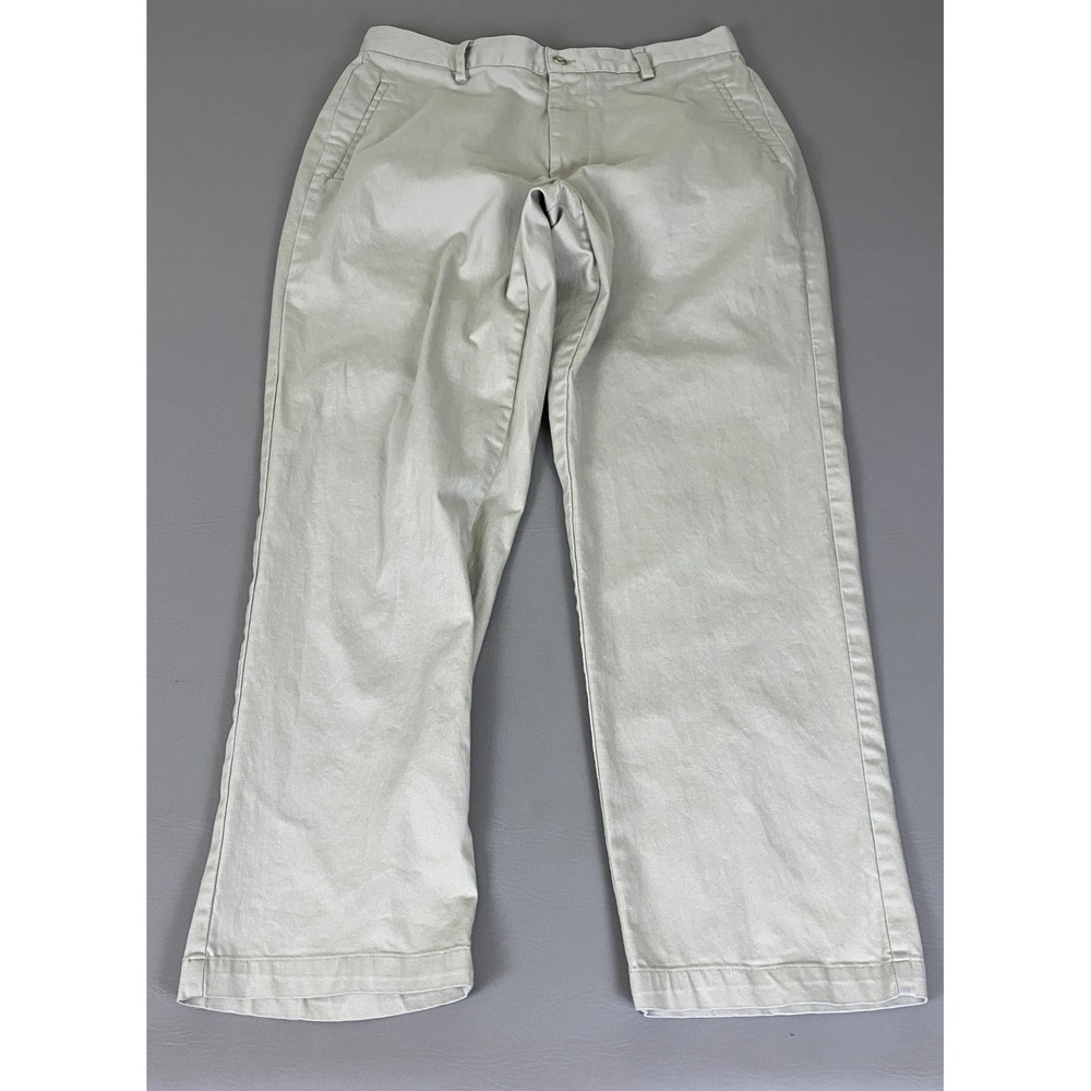 Dockers Khakis Pants Men's Size 36x32 Tan Cotton Lycra Straight Leg Chino Beige